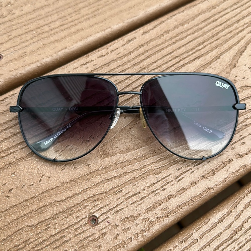 Quay x Desi Perkins High Key Oversized Sunglasses